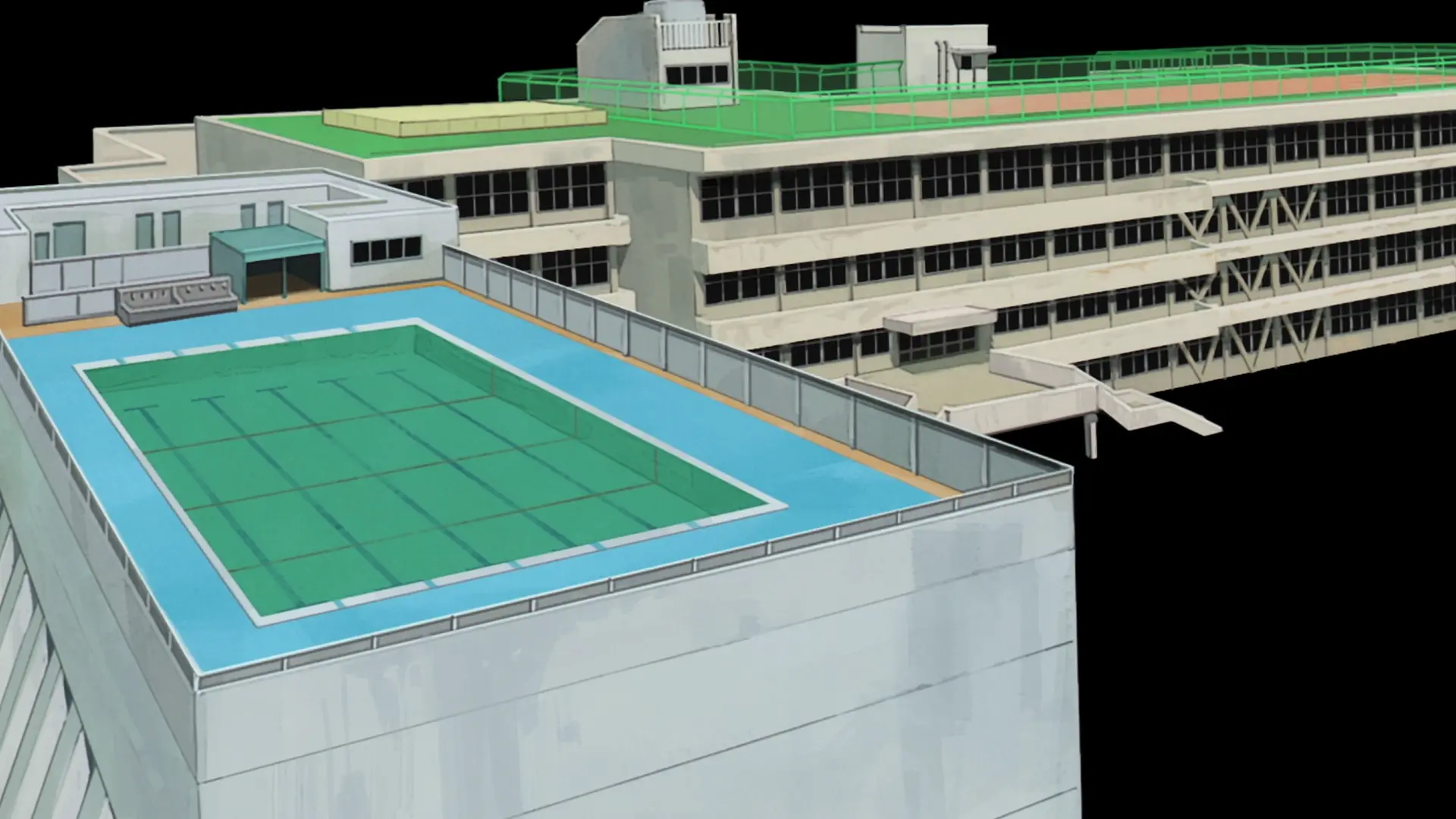 Screenshot of a scene from the anime Sonny Boy, from episode 1 at timestamp 02:52