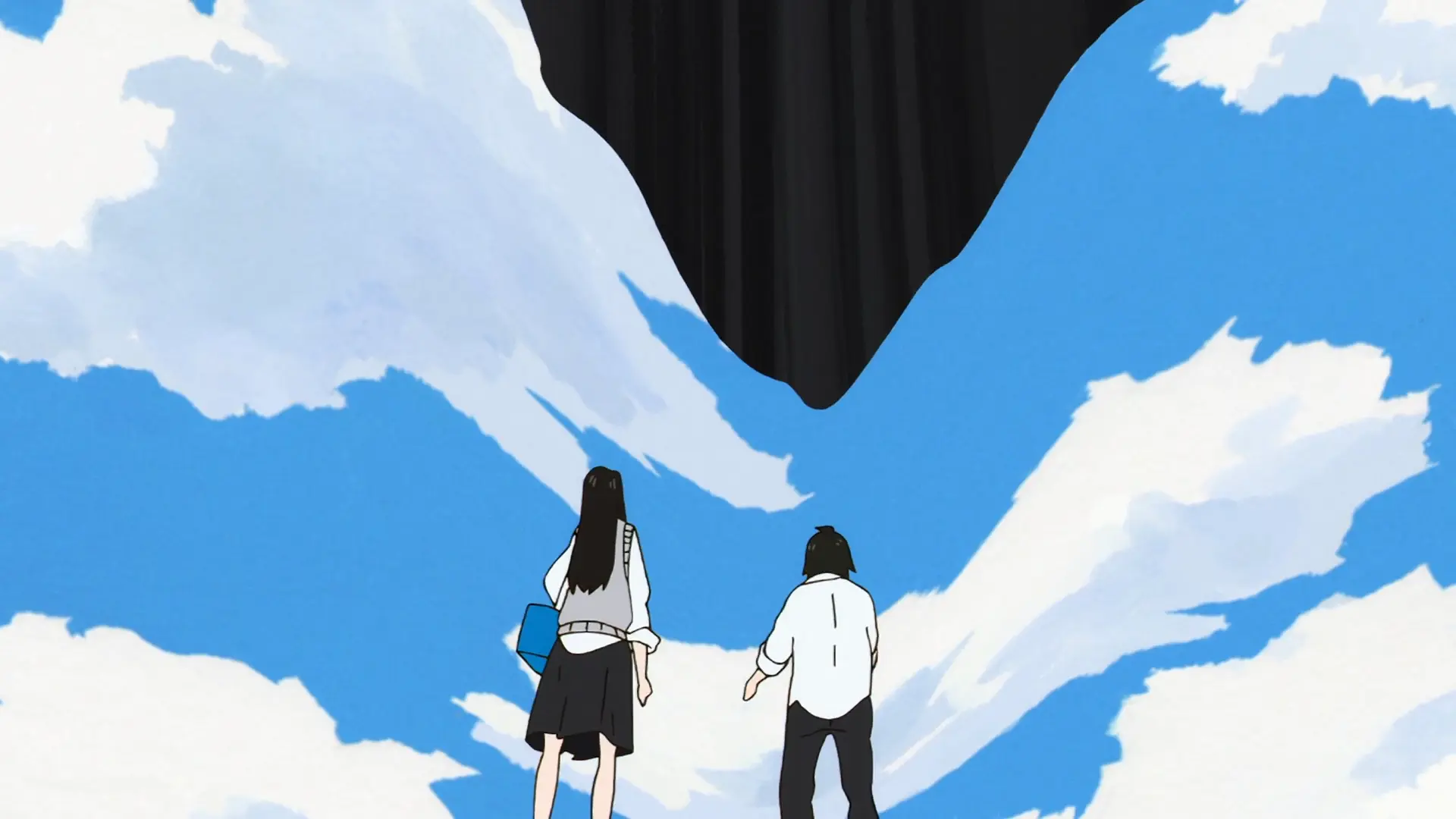 Screenshot of a scene from the anime Sonny Boy, from episode 3 at timestamp 13:58