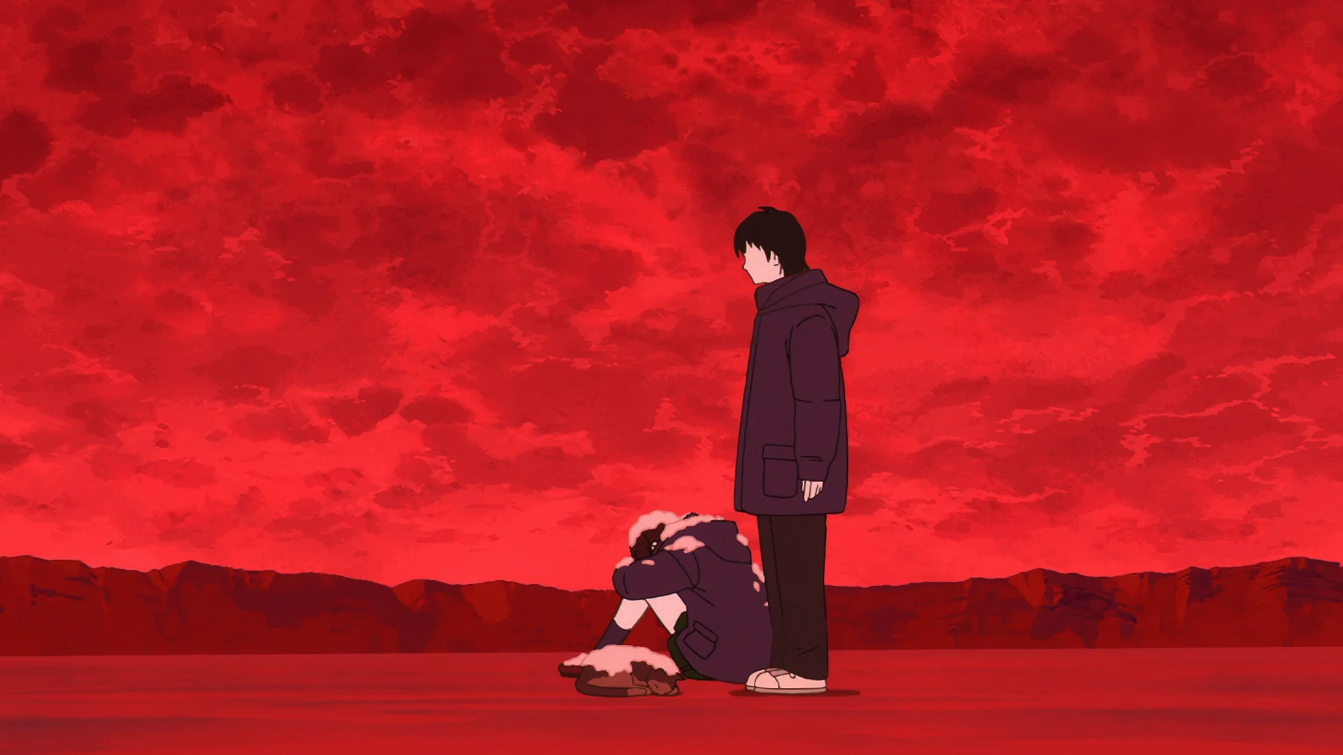 Screenshot of a scene from the anime Sonny Boy, from episode 9 at timestamp 21:05