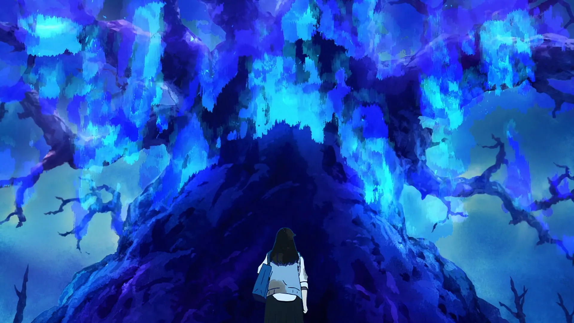 Screenshot of a scene from the anime Sonny Boy, from episode 2 at timestamp 18:09