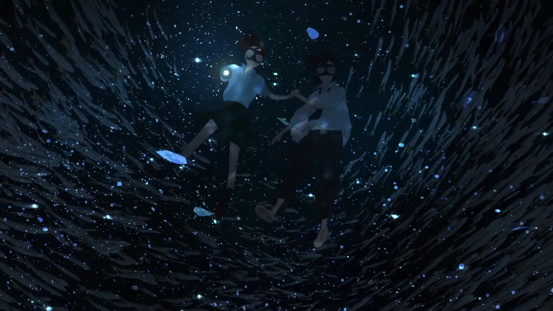 Screenshot of a scene from the anime Sonny Boy, from episode 5 at timestamp 14:35